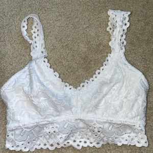 Aerie White Bralette